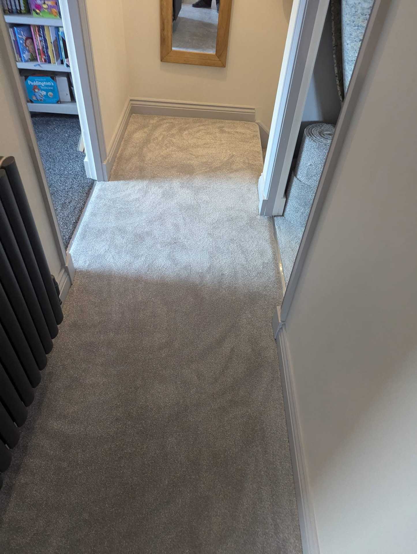 Completed carpet fitting through a Carlisle home