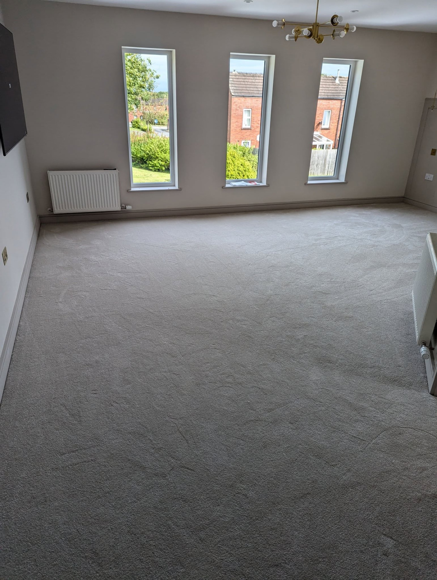 Bedroom carpet installation by Callum Cannon Carpets